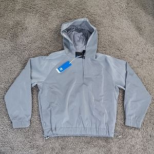 NWT adidas Originals Grey Blue Version High Shine Hoodie